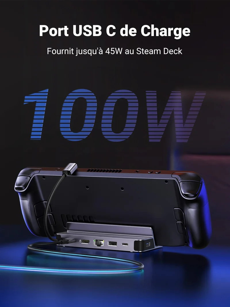 UGREEN Station d'accueil pour Steam Deck hub 6 en 1