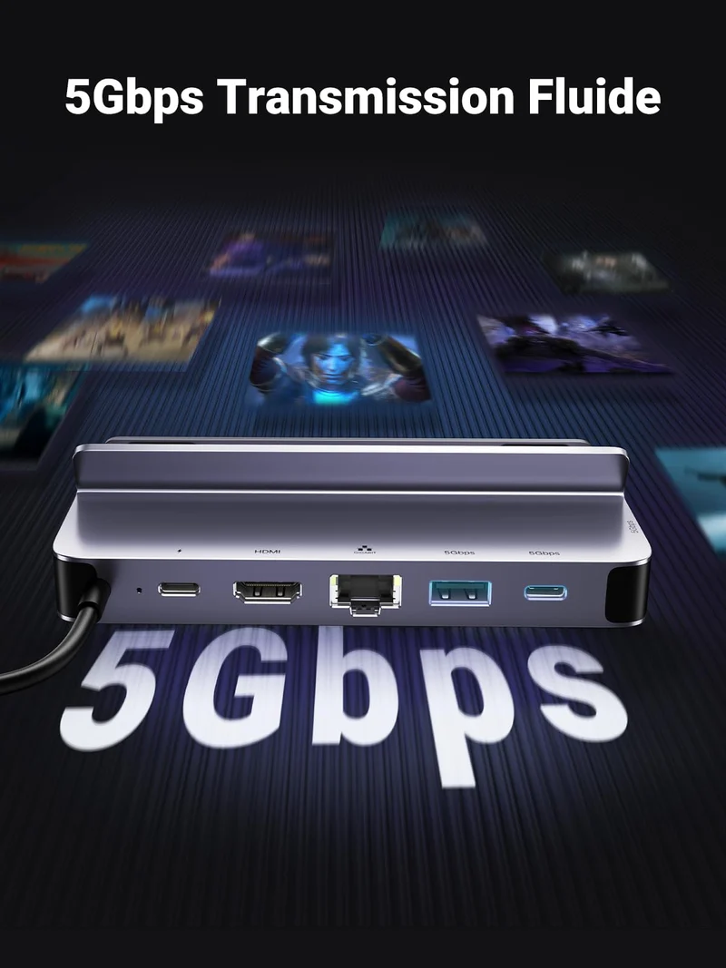 UGREEN Station d'accueil pour Steam Deck hub 6 en 1