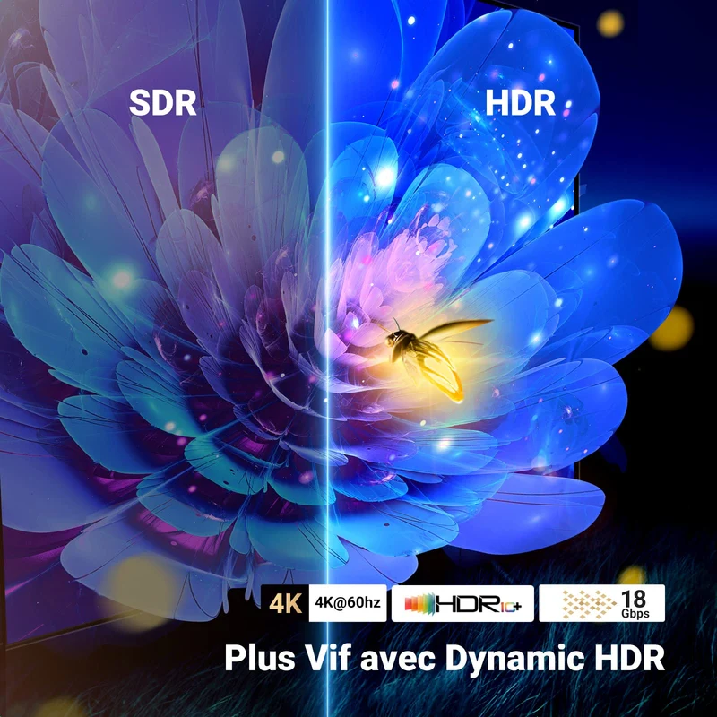 UGREEN Switch HDMI 4K 60Hz Commutateur HDMI Bidirectionnel