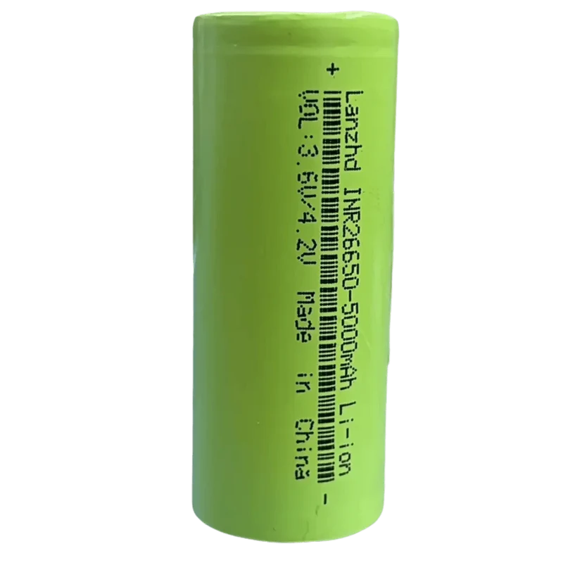 Accu 26650A Li-ion 3.6V 5000mAh Button Top protégé