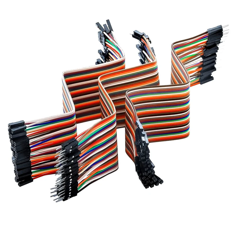 Jumper Wire Kabel 3 x 40 STK. je 20 cm M2M/ F2M / F2F kompatibel mit Arduino und Raspberry Pi Breadboard