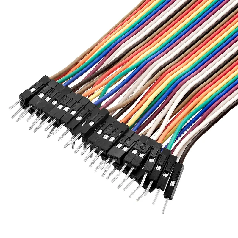 Jumper Wire Kabel 40 STK. je 20 cm M2M Male to Male kompatibel mit Arduino und Raspberry Pi Breadboard