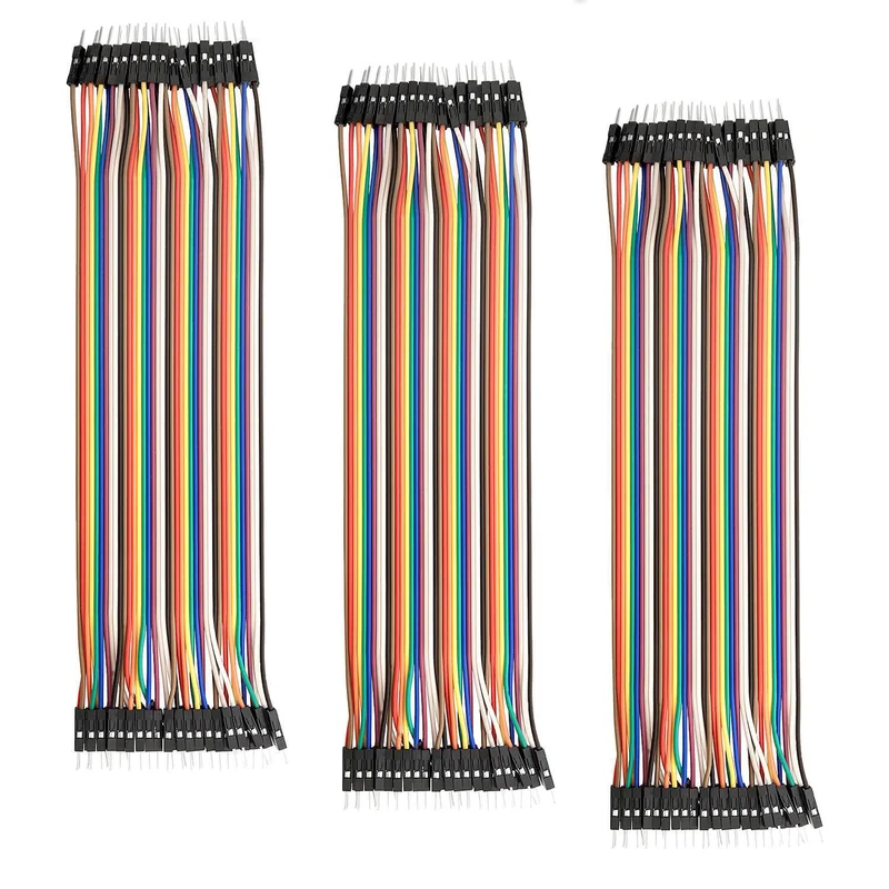 Jumper Wire Kabel 40 STK. je 20 cm M2M Male to Male kompatibel mit Arduino und Raspberry Pi Breadboard