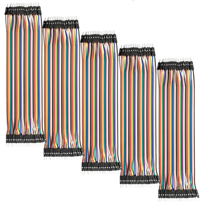 Jumper Wire Kabel 40 STK. je 20 cm M2M Male to Male kompatibel mit Arduino und Raspberry Pi Breadboard