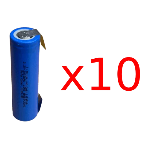Batterie 18650 LiFEPO4 3.2v 2000mAh avec languettes