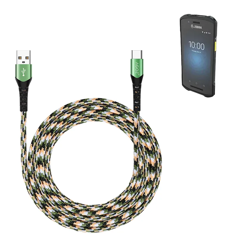 Câble de charge rapide USB-C pour ordinateur portable Zebra destiné aux stations de travail de scanner | Agoz