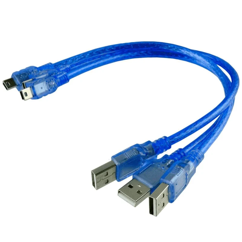 Blaues Mini USB Kabel, 100% kompatibel mit Nano V3