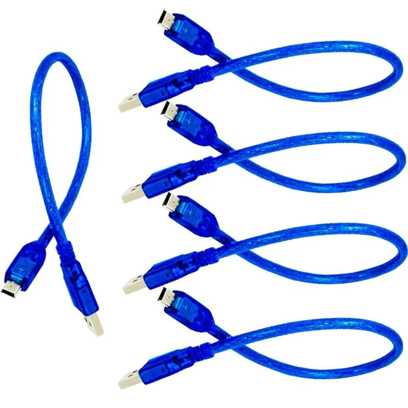Blaues Mini USB Kabel, 100% kompatibel mit Nano V3