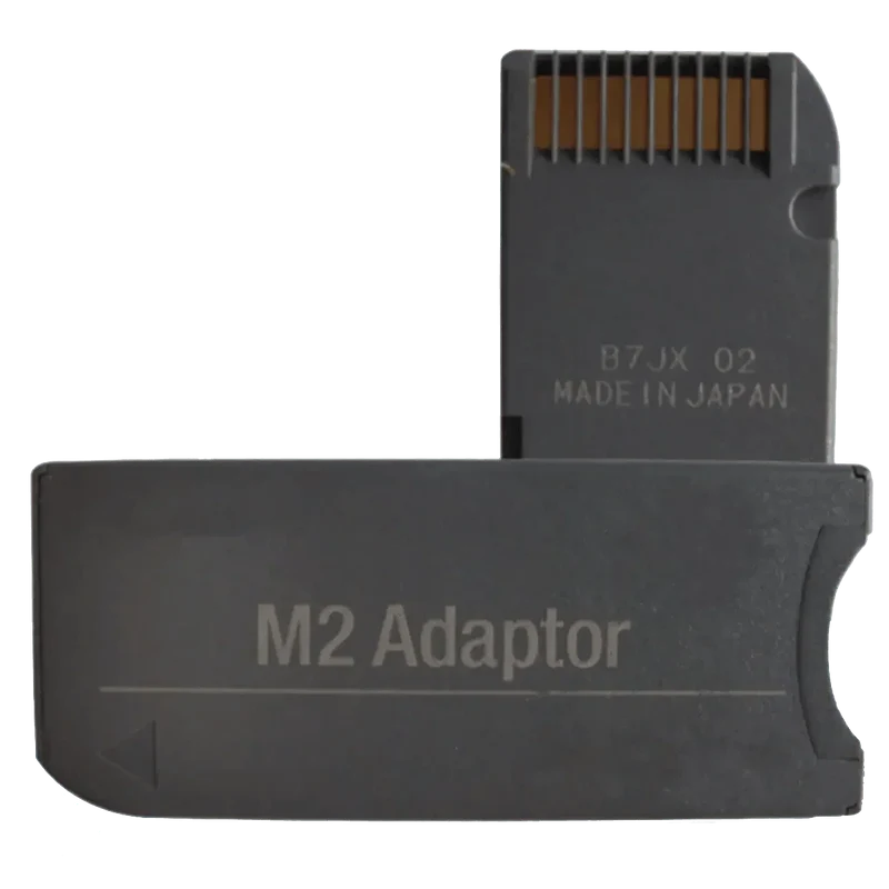 Adaptateur de carte mémoire M2 vers memory stick + carte mémoire M2 64 mo