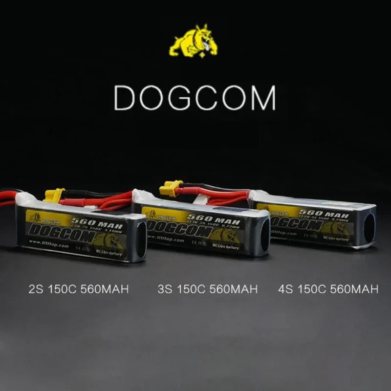 Batterie RC Lipo Drone 4s 14.8v 560mAh 150c