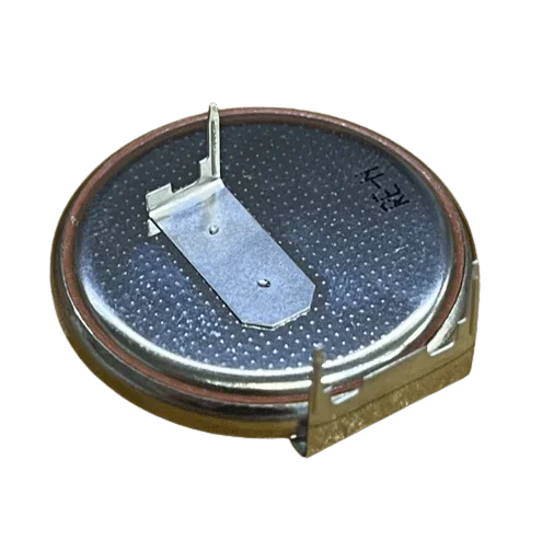 Pile CR2430 3V Lithium – 3 Picots à Souder CI Horizontal