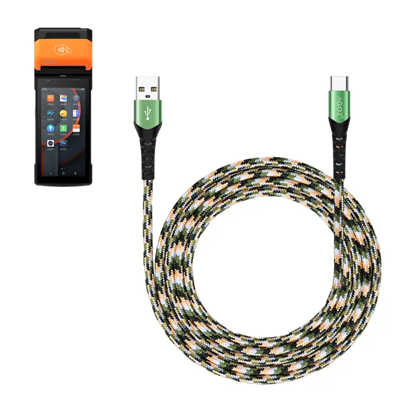 Câble de charge rapide USB-A vers USB-C pour appareil Sunmi POS portable | Agoz