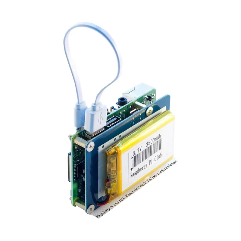 Portable-Akku Powerpack für Raspberry Pi