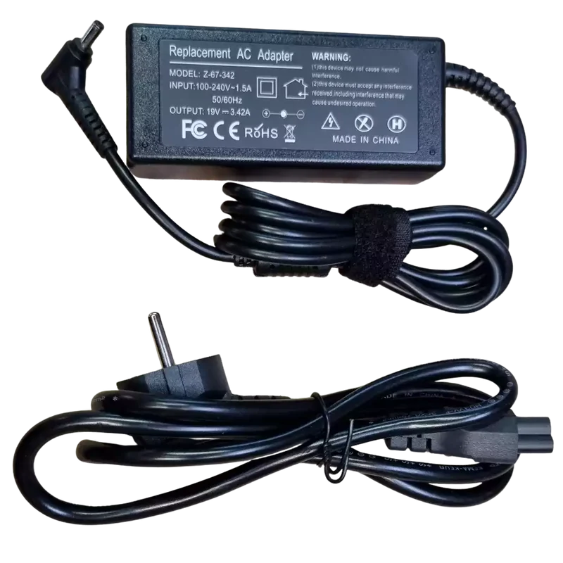 Chargeur PC Asus 65W 19V 3.42A fiche 4.0x1.35mm
