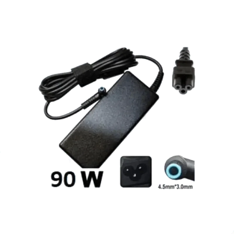 Chargeur PC HP 90W 19.5V 4.62A fiche bleue 4.5x3.0mm